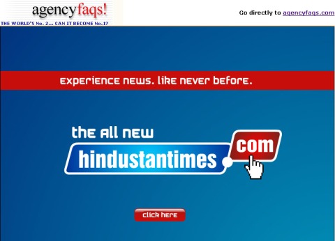 Hindustan Times .com Campaign - experience news like never before